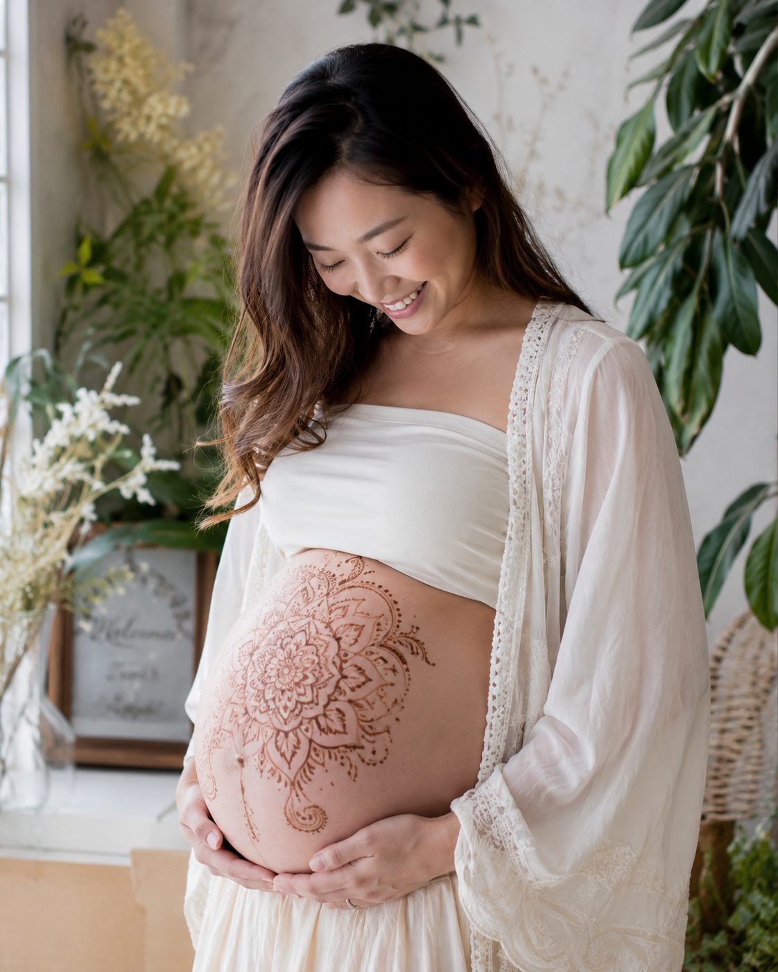 Maternity henna